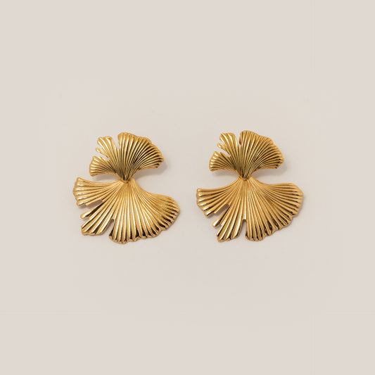 Aretes Big Leaf