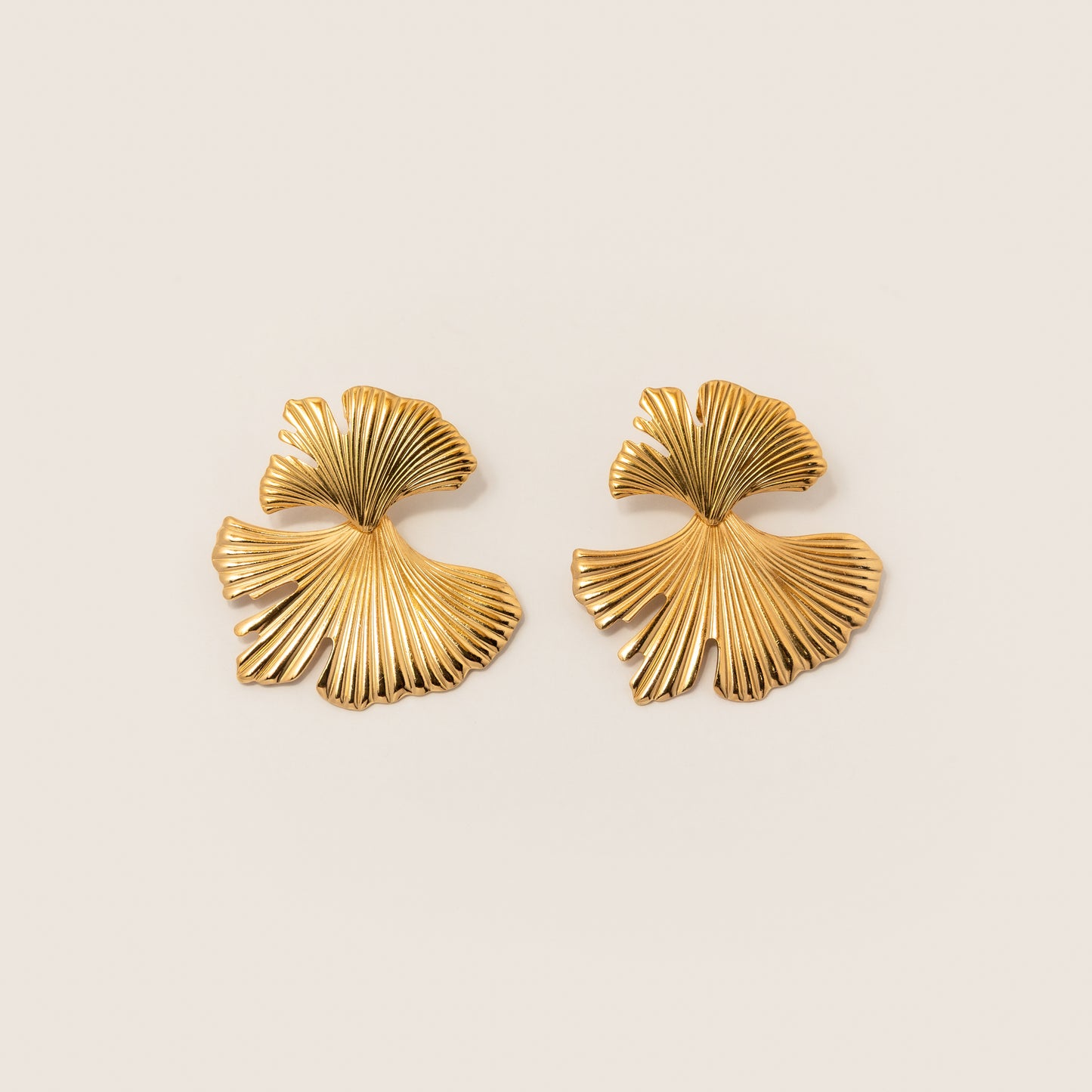Aretes Big Leaf