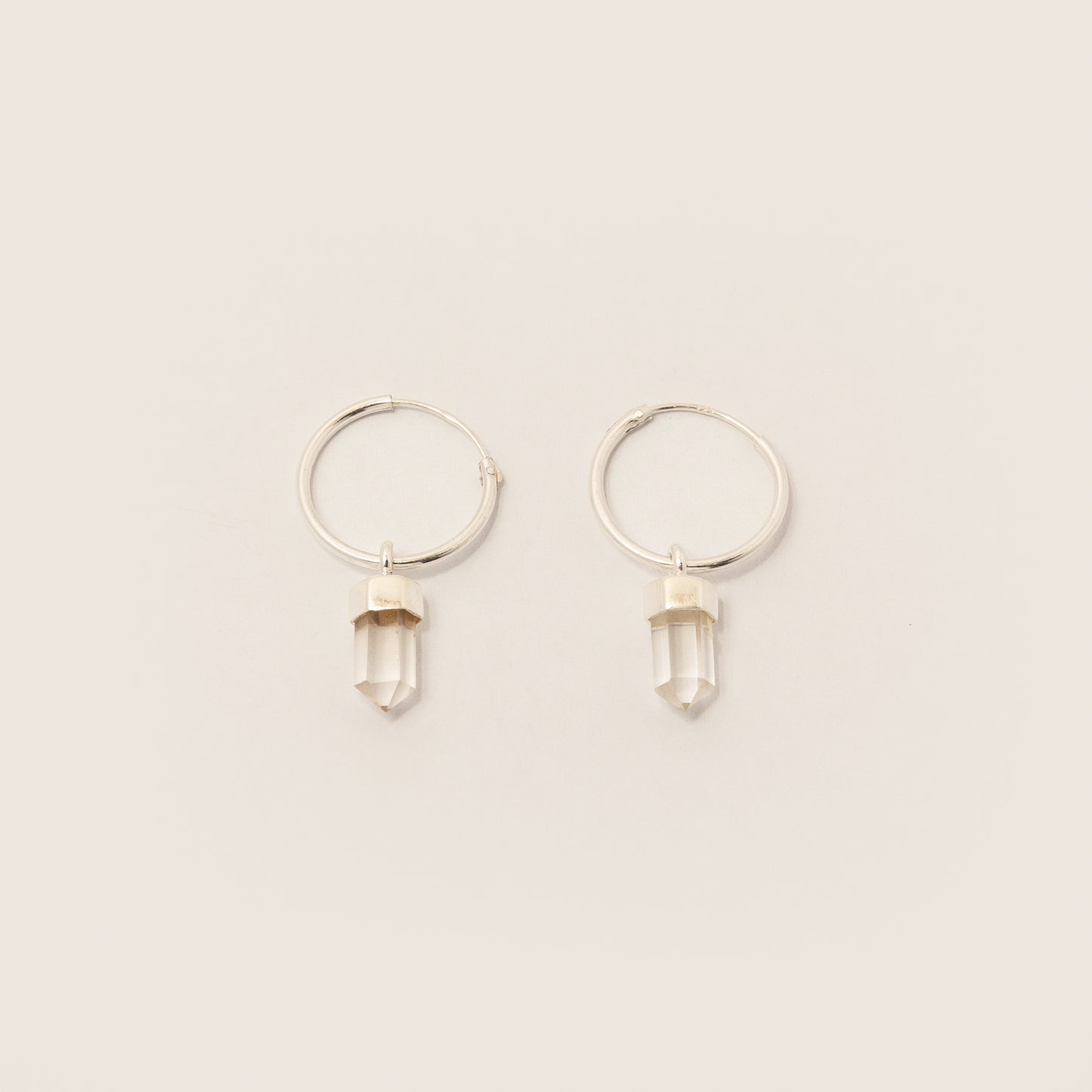 Aretes Cuarzo Cristal