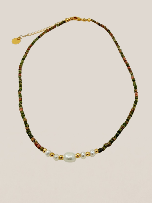 Collar Vintage Piedras | Colores