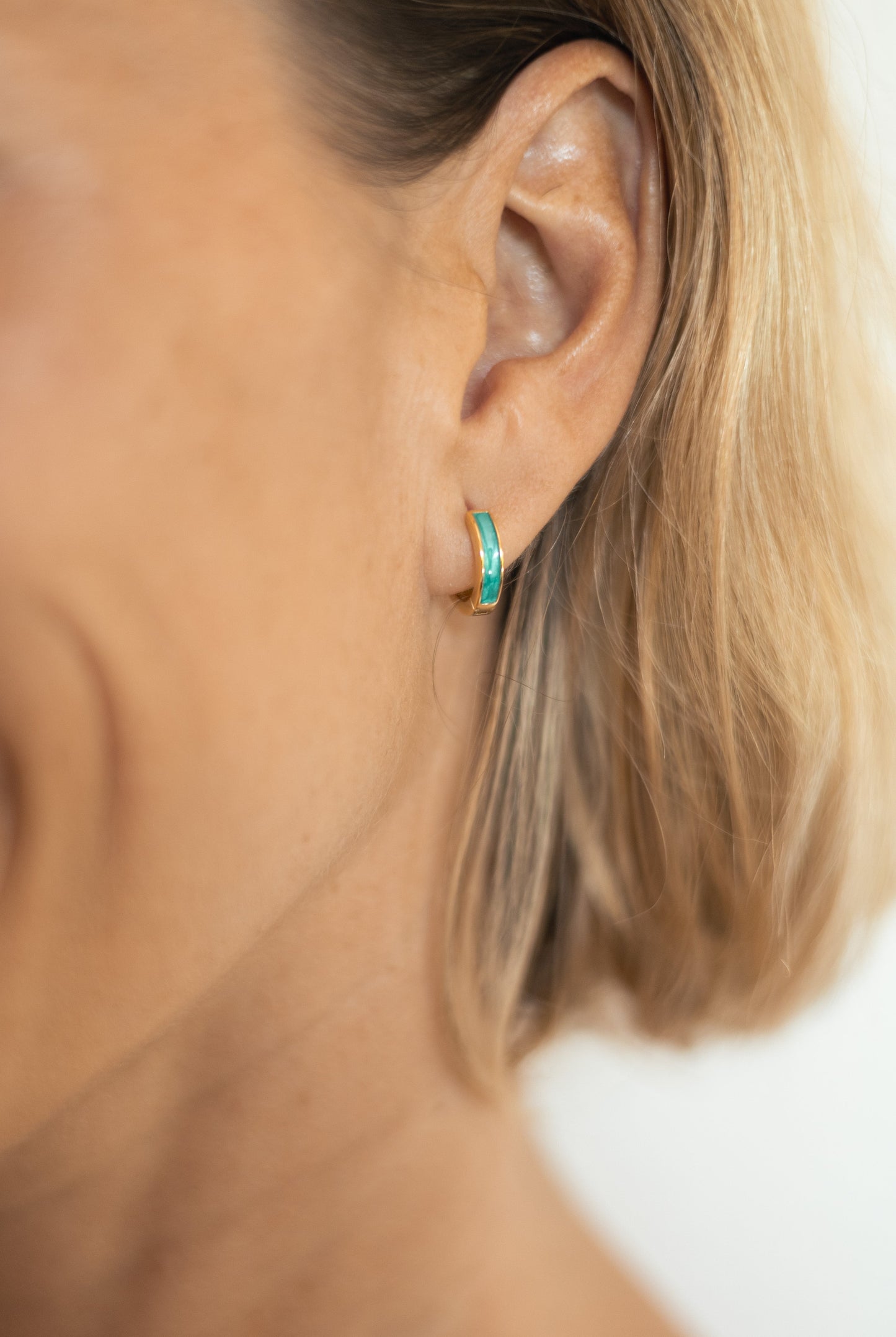 Aretes Agata Verde