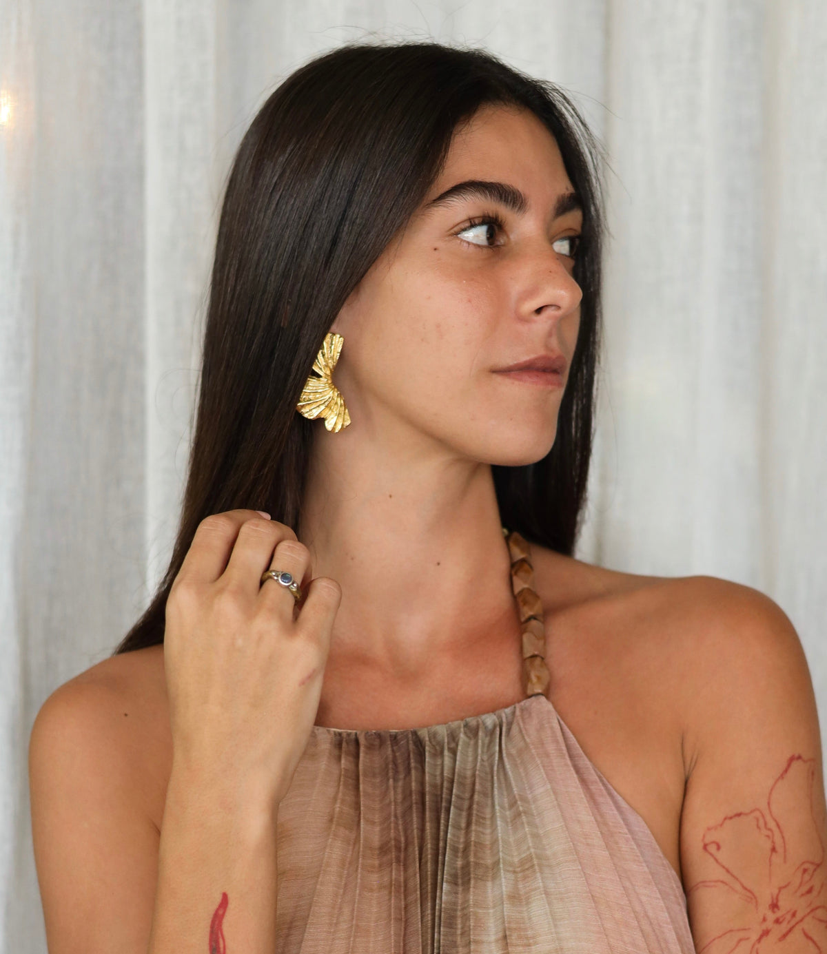 Aretes Pétalos Maximalista