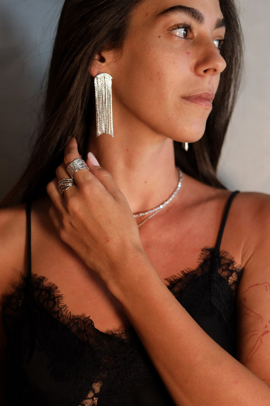 Aretes Lelu | Plata