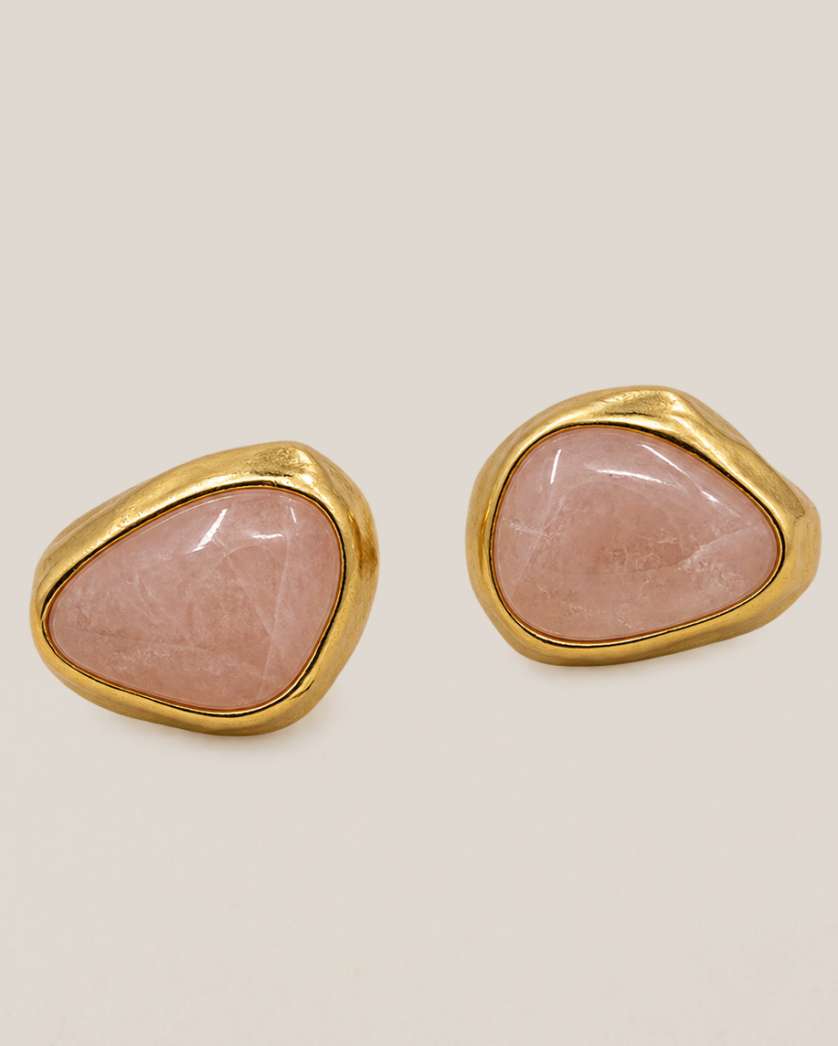 Anillo Vintage Cuarzo Rosa
