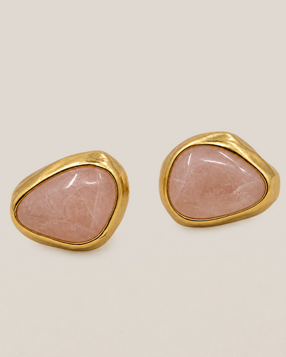 Anillo Vintage Cuarzo Rosa