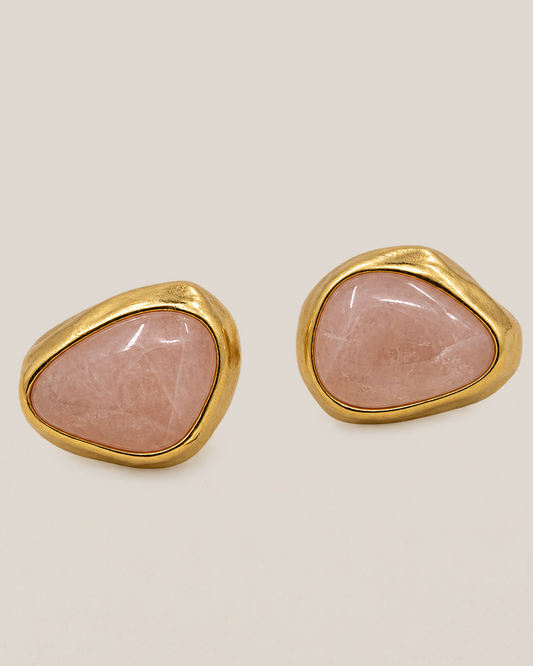 Anillo Vintage Cuarzo Rosa