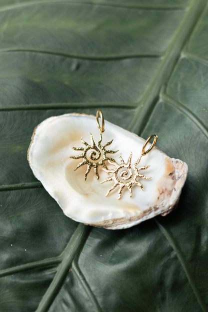 Aretes Sol Maximalista