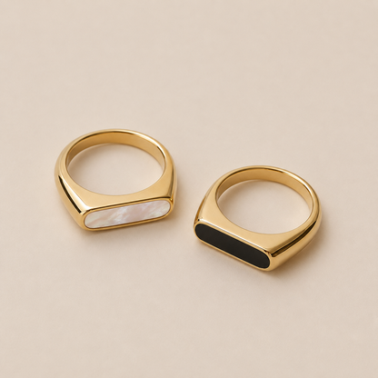 Anillo White Stripe