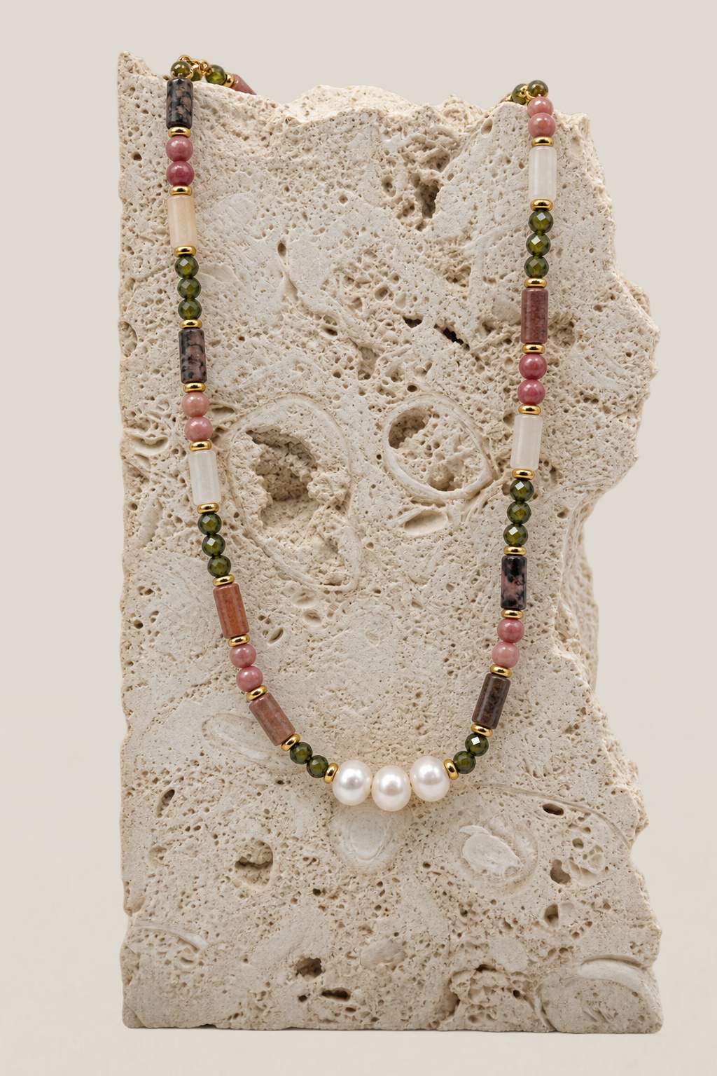 Collar Rodocrosita