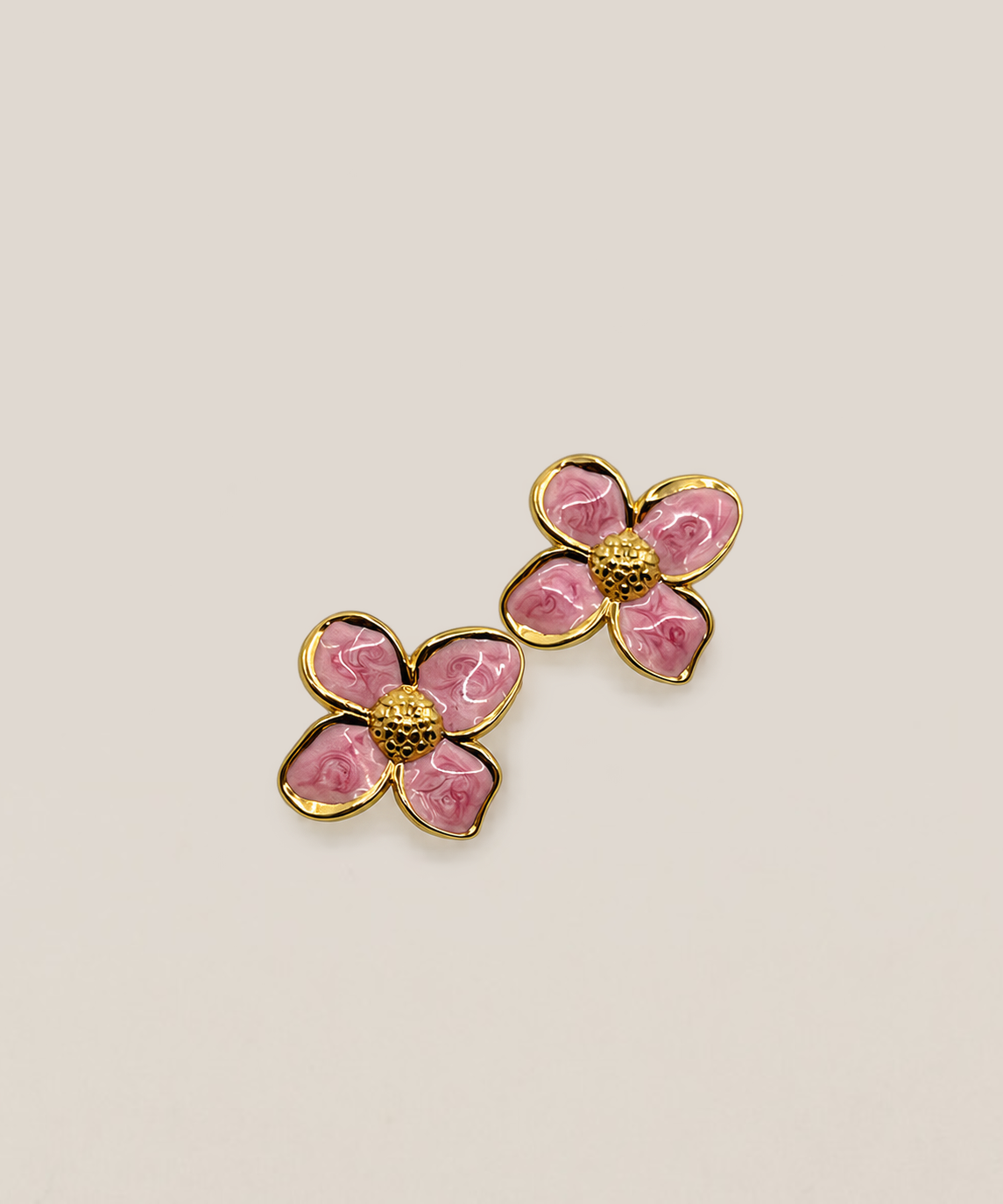 Arete Flor | Rosa