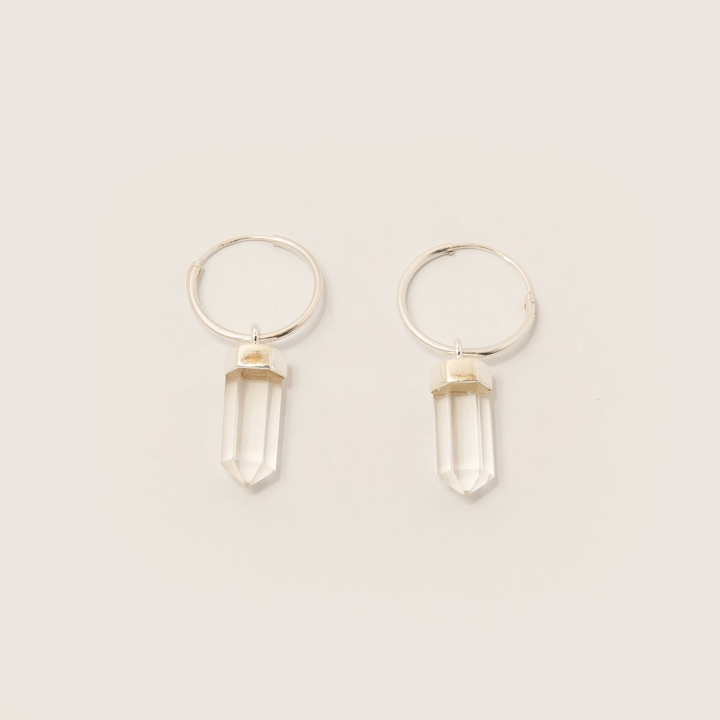 Aretes Cuarzo Cristal