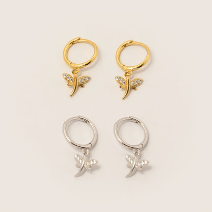 Aretes Libelula Gold