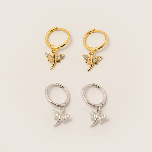Aretes Libelula Gold