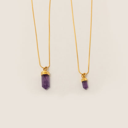 Collar Amatista Gold