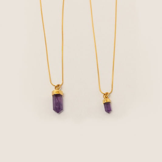 Collar Amatista Gold