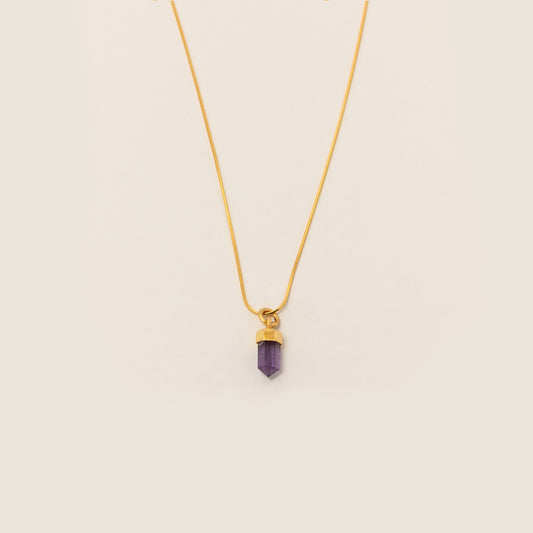 Collar Amatista Gold