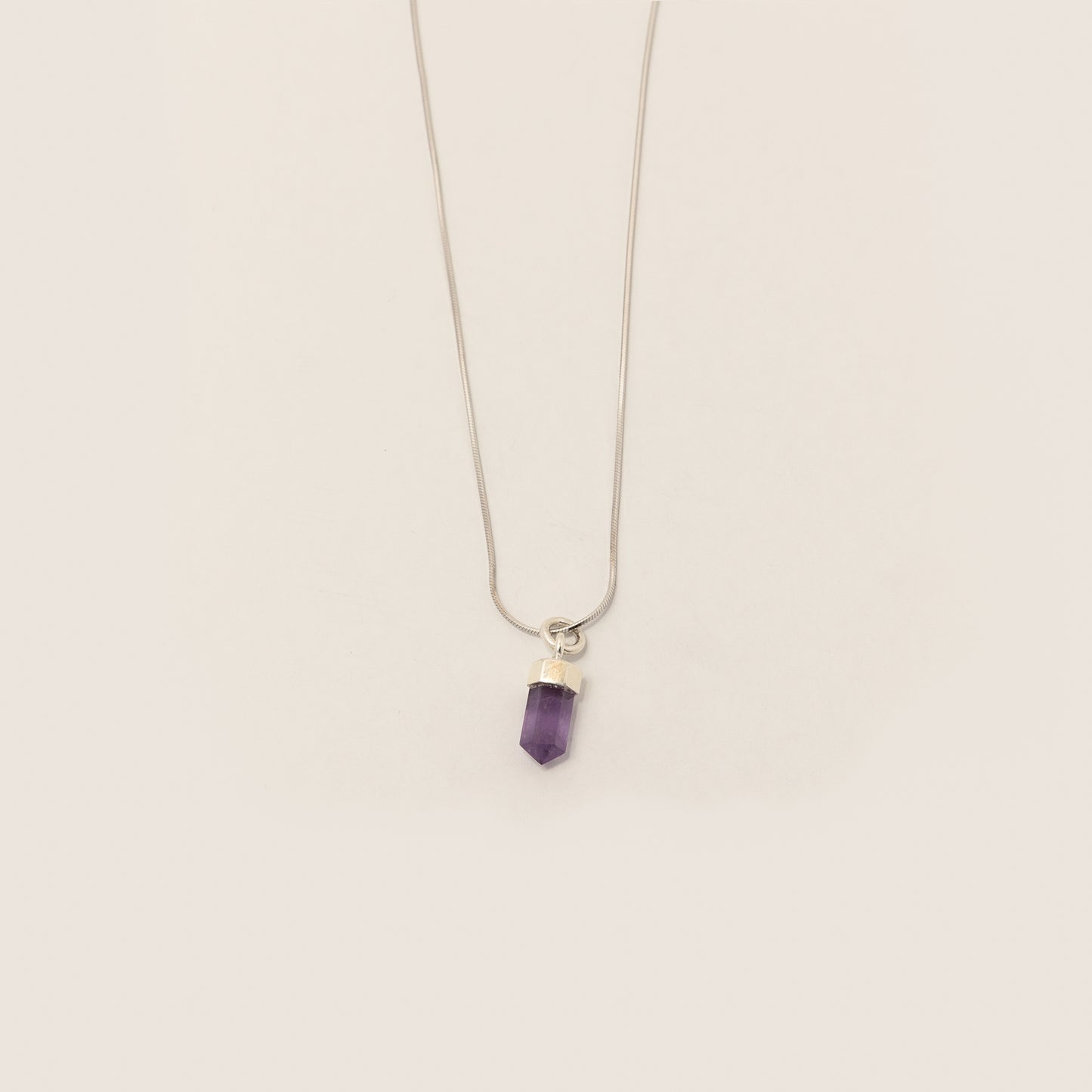 Collar Amatista Silver