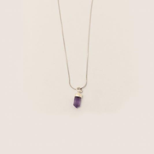 Collar Amatista Silver