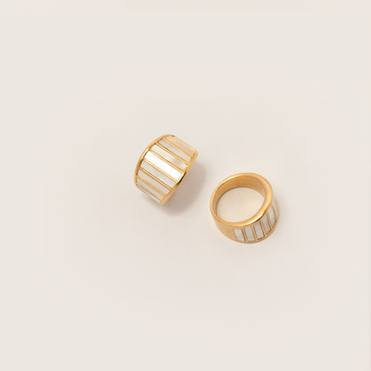 Anillo Nacar - Stripes