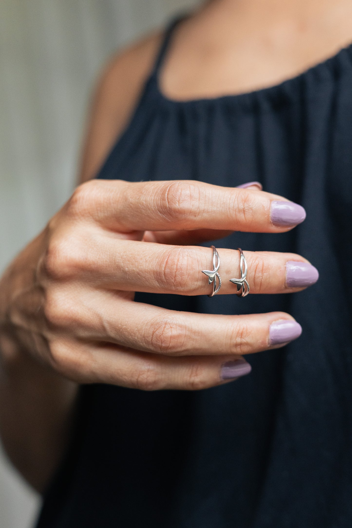Anillo colita de ballena