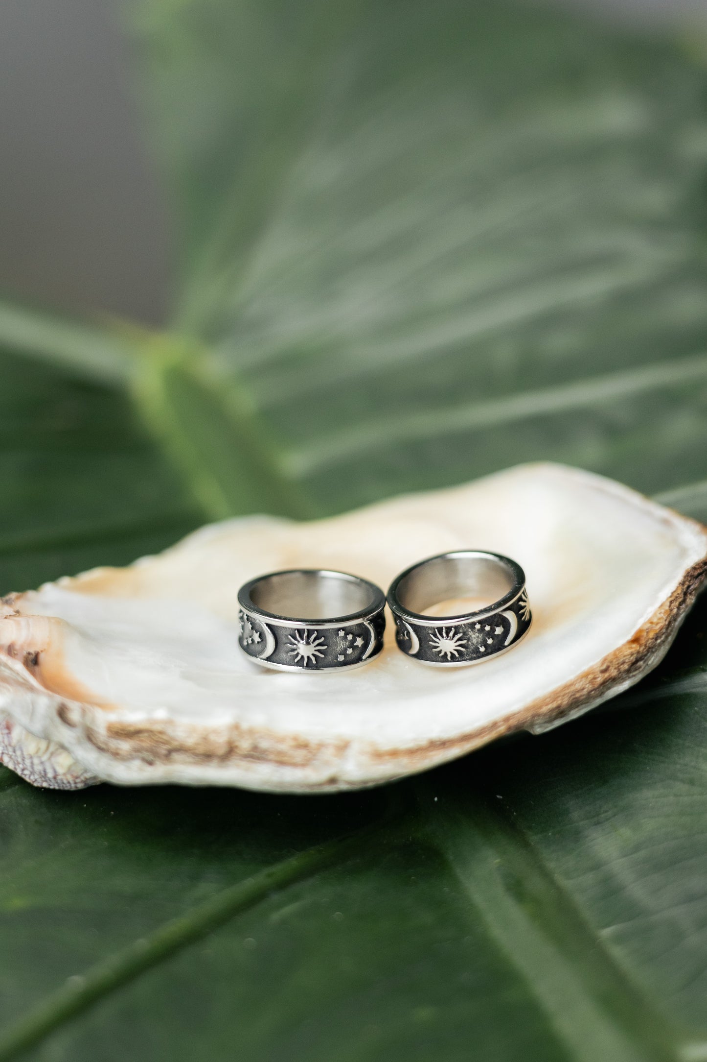 Anillo Sol y Luna Black