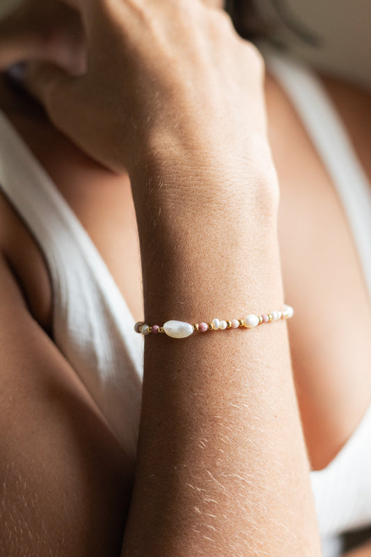 Pulsera Rosie - Perlas