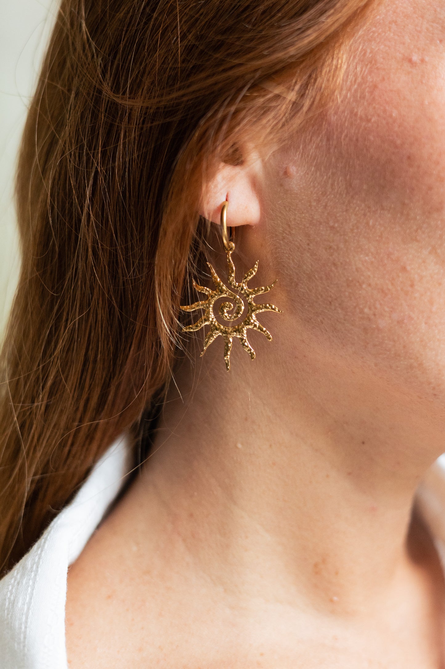 Aretes Sol Maximalista