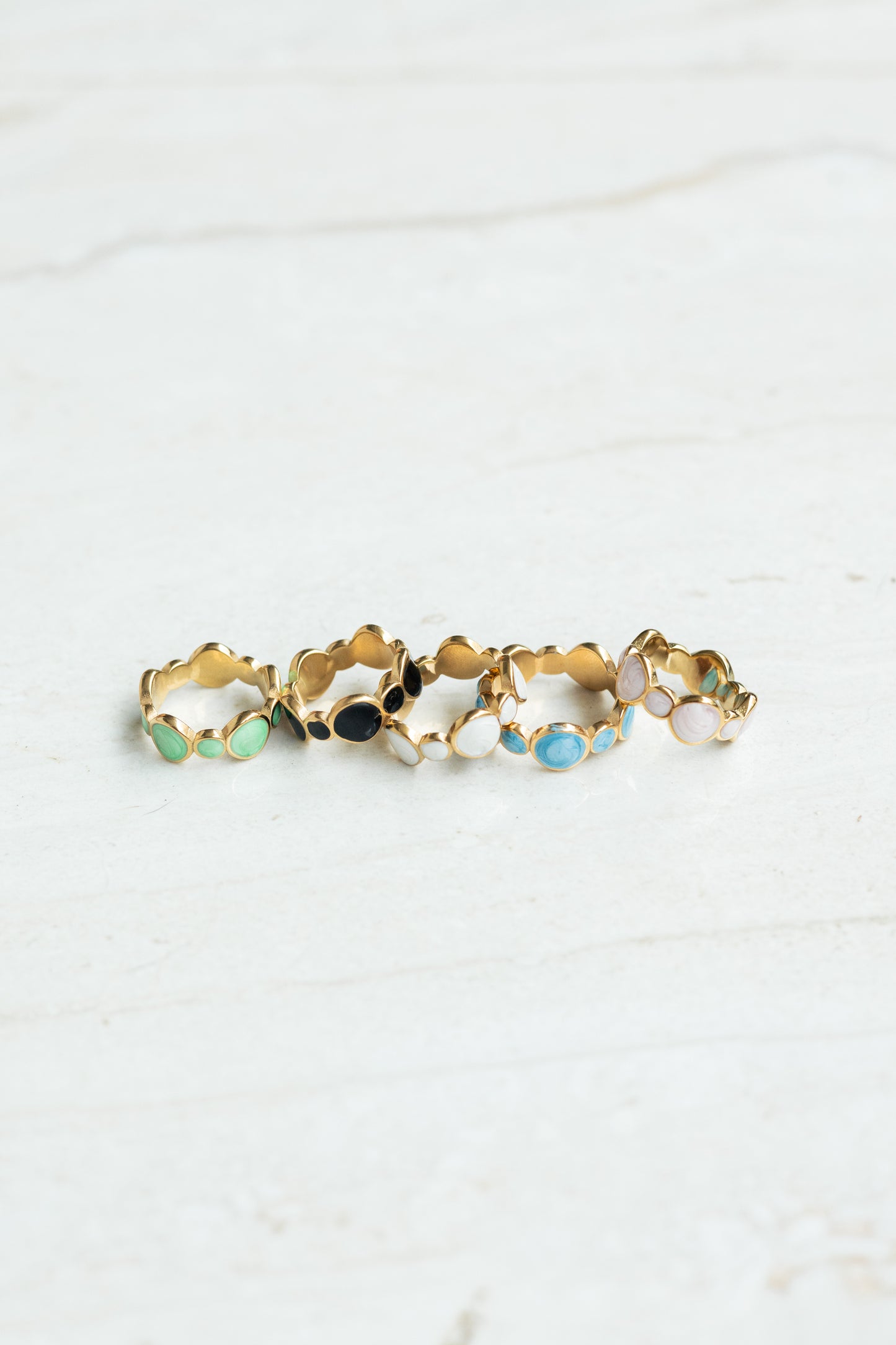 Anillo Bubble Blanco