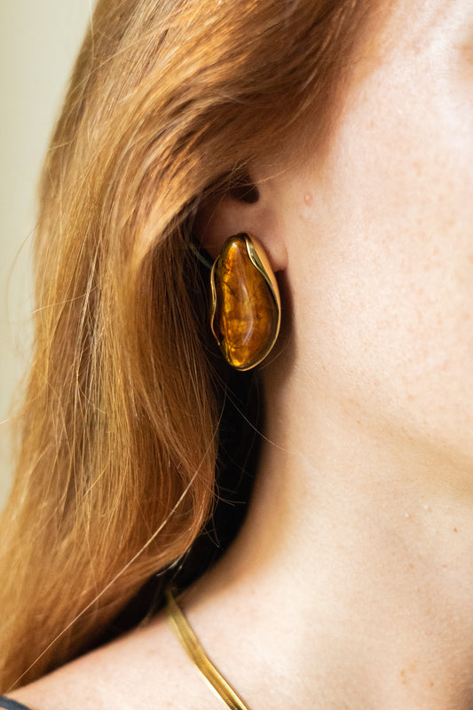 Aretes Ambar Vintage
