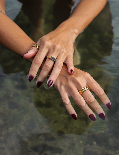 Anillo Black Stripe