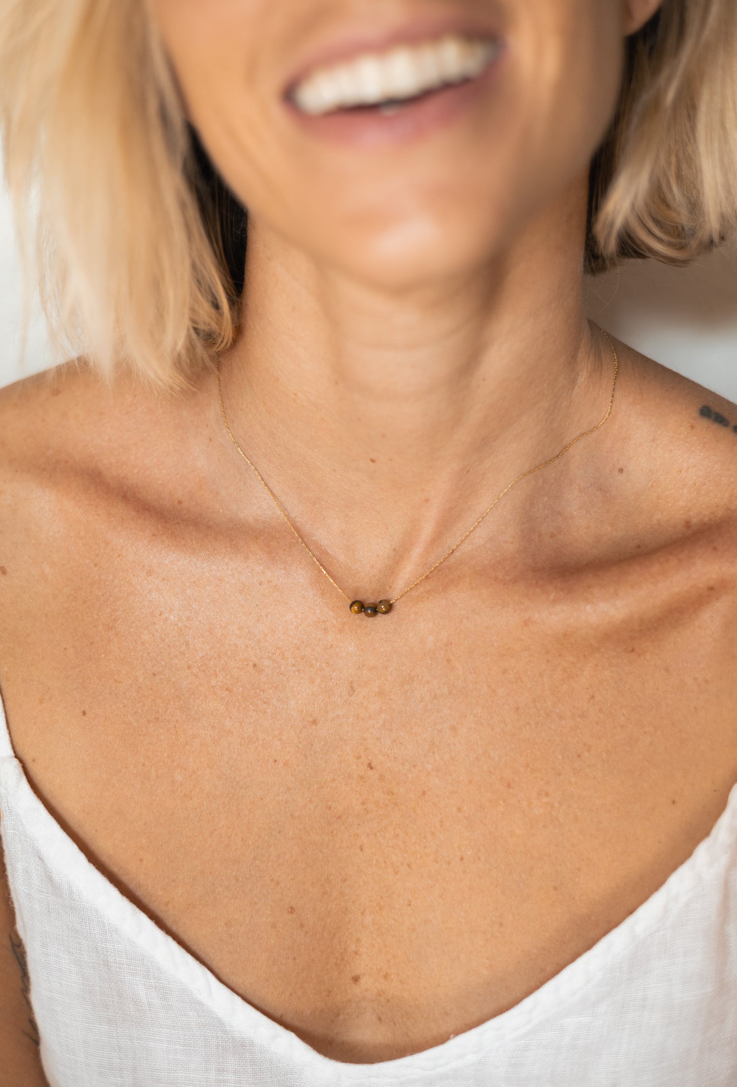 Collar Ojo de Tigre Gold