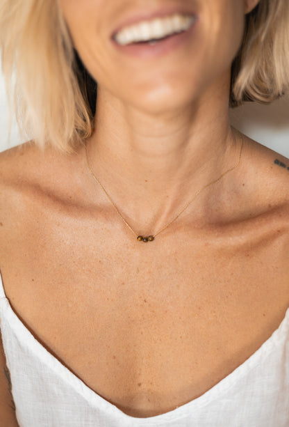 Collar Ojo de Tigre Gold