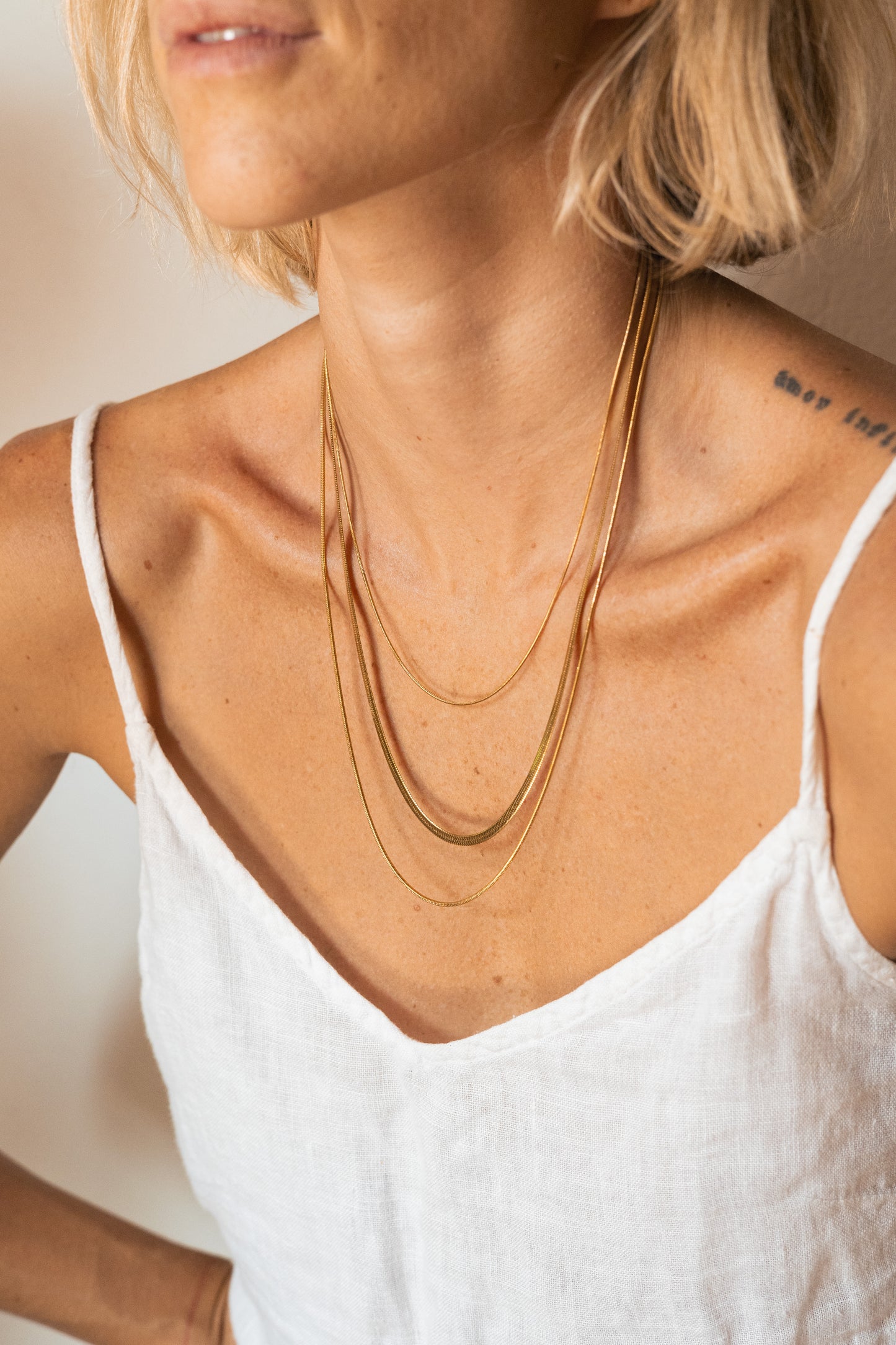 Collar Serpentina triple