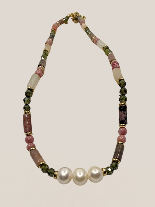 Collar Rodocrosita